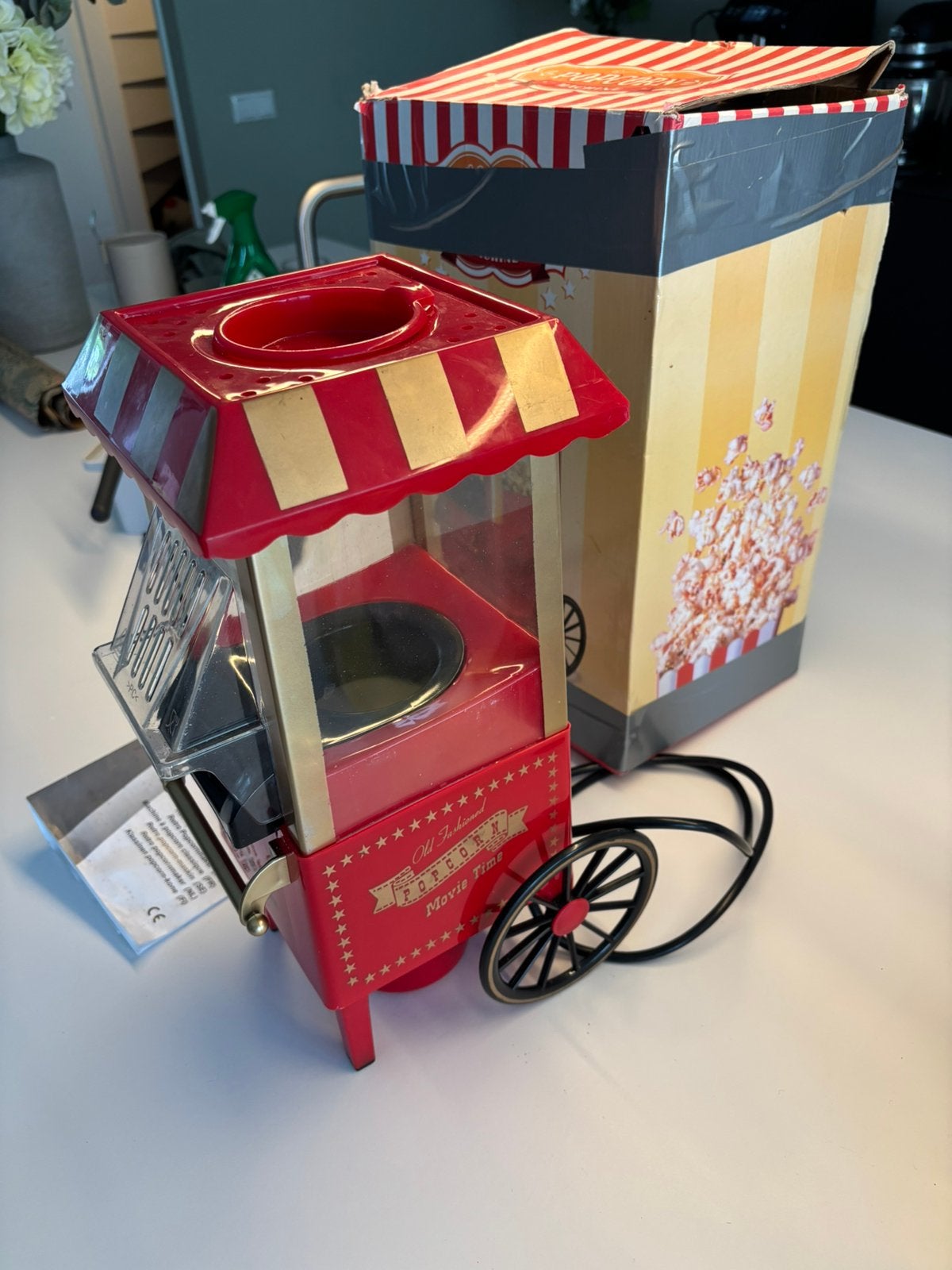 Popcorn machine, Ophalen of Verzenden, Gebruikt, Overige