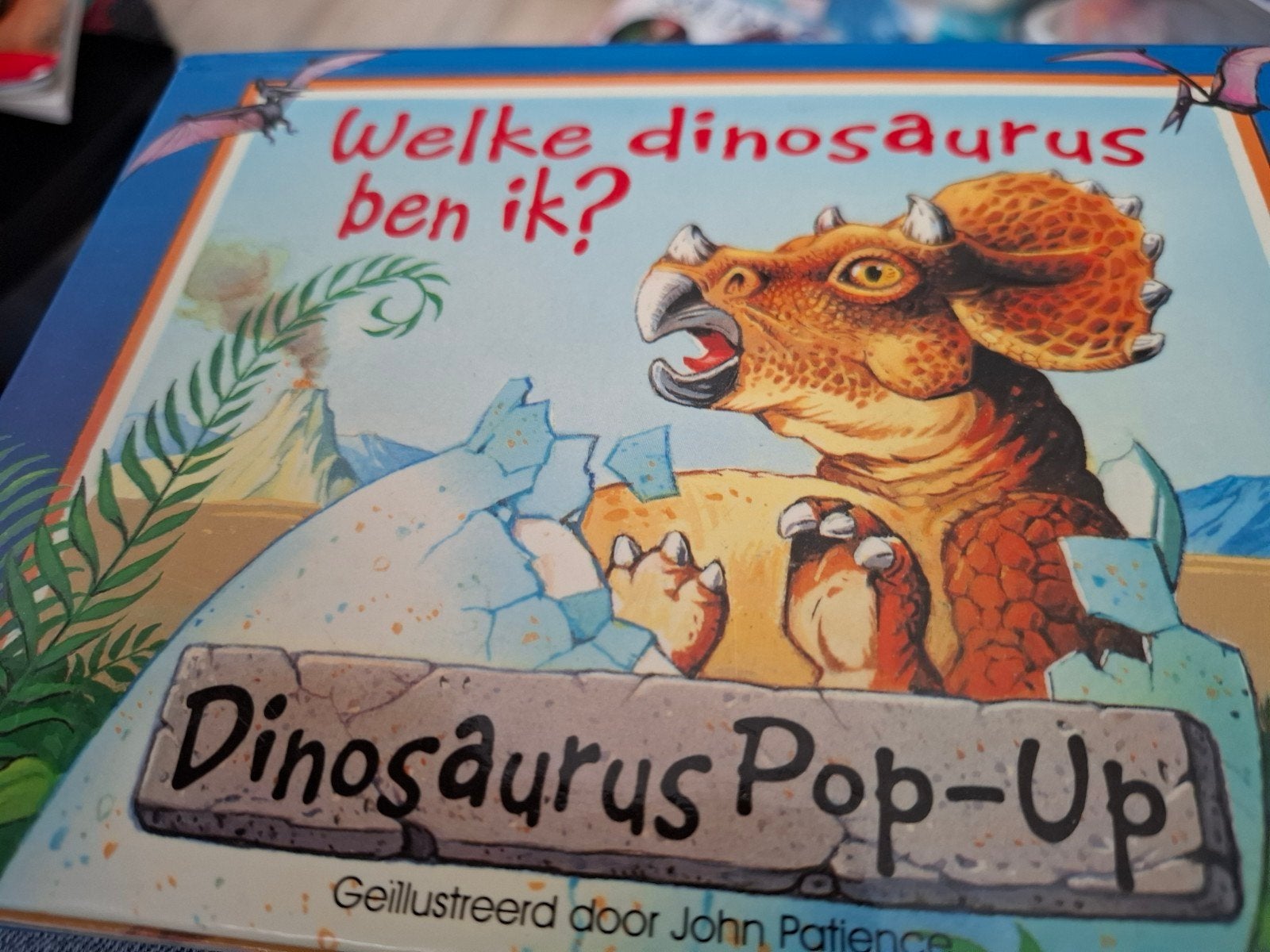 Welke dinosaurus ben ik? Dinosaurus Pop-Up boek, Boeken, Ophalen of Verzenden, Zo goed als nieuw, John Patience, Non-fictie