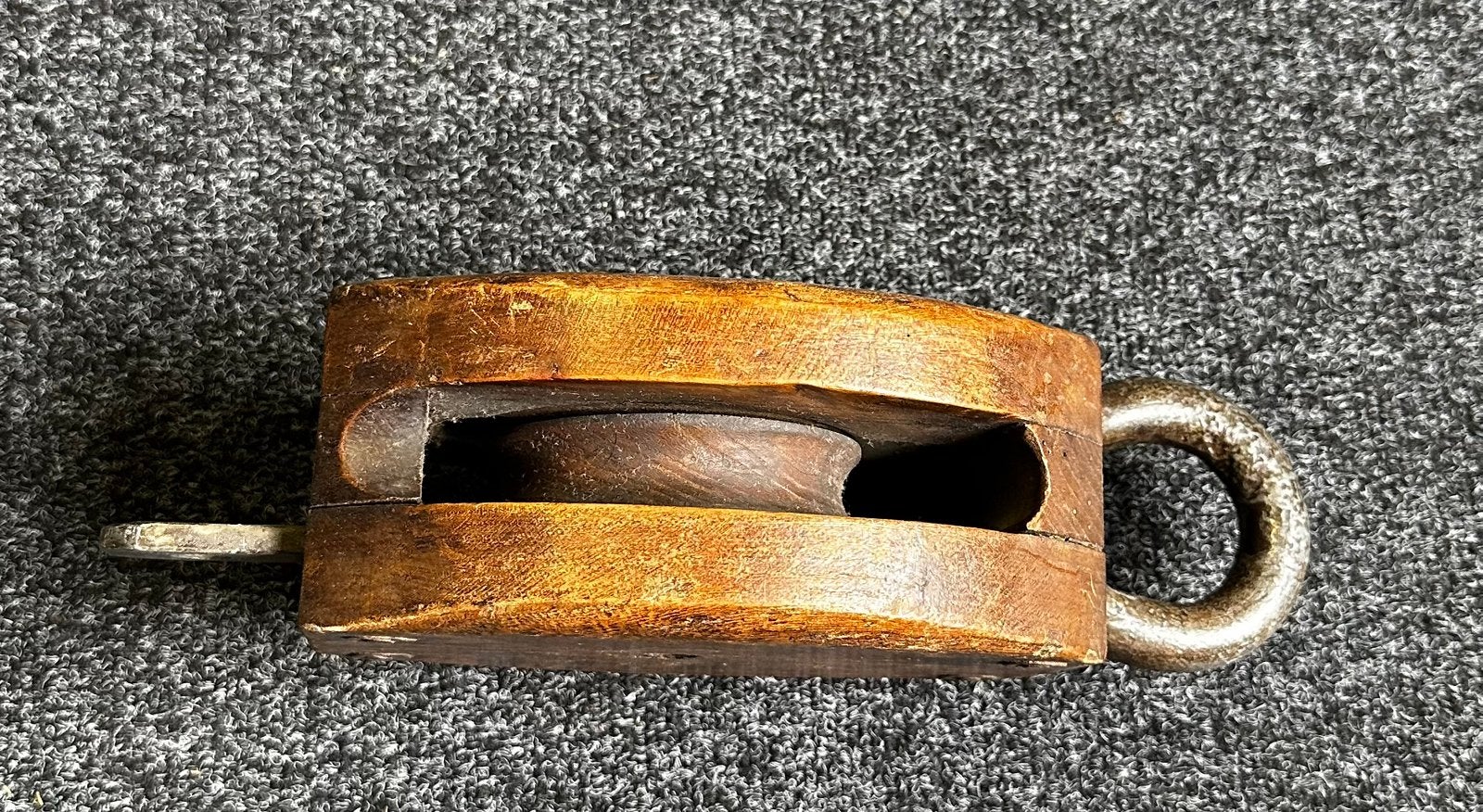 Houten katrol, Ophalen of Verzenden