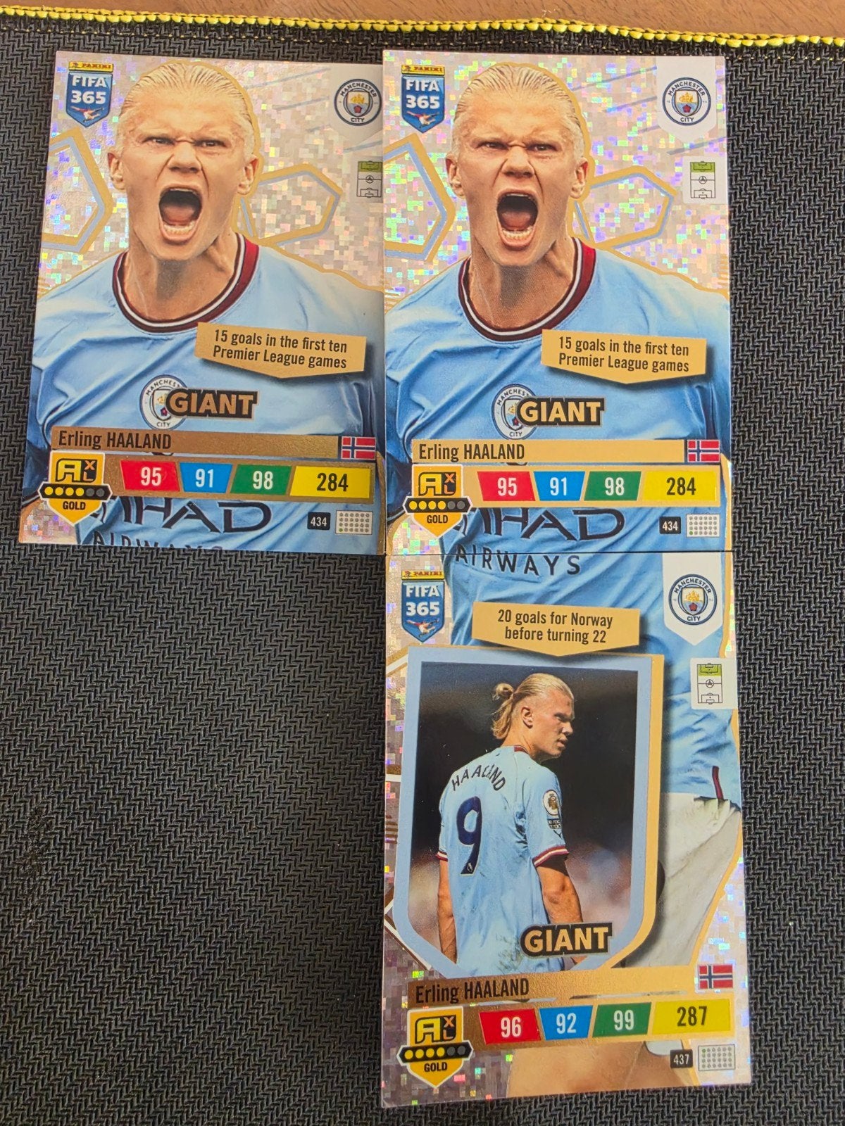 Erling Haaland FIFA 365 Adrenalyn 2024 Giant Kaart, Ophalen of Verzenden, Zo goed als nieuw