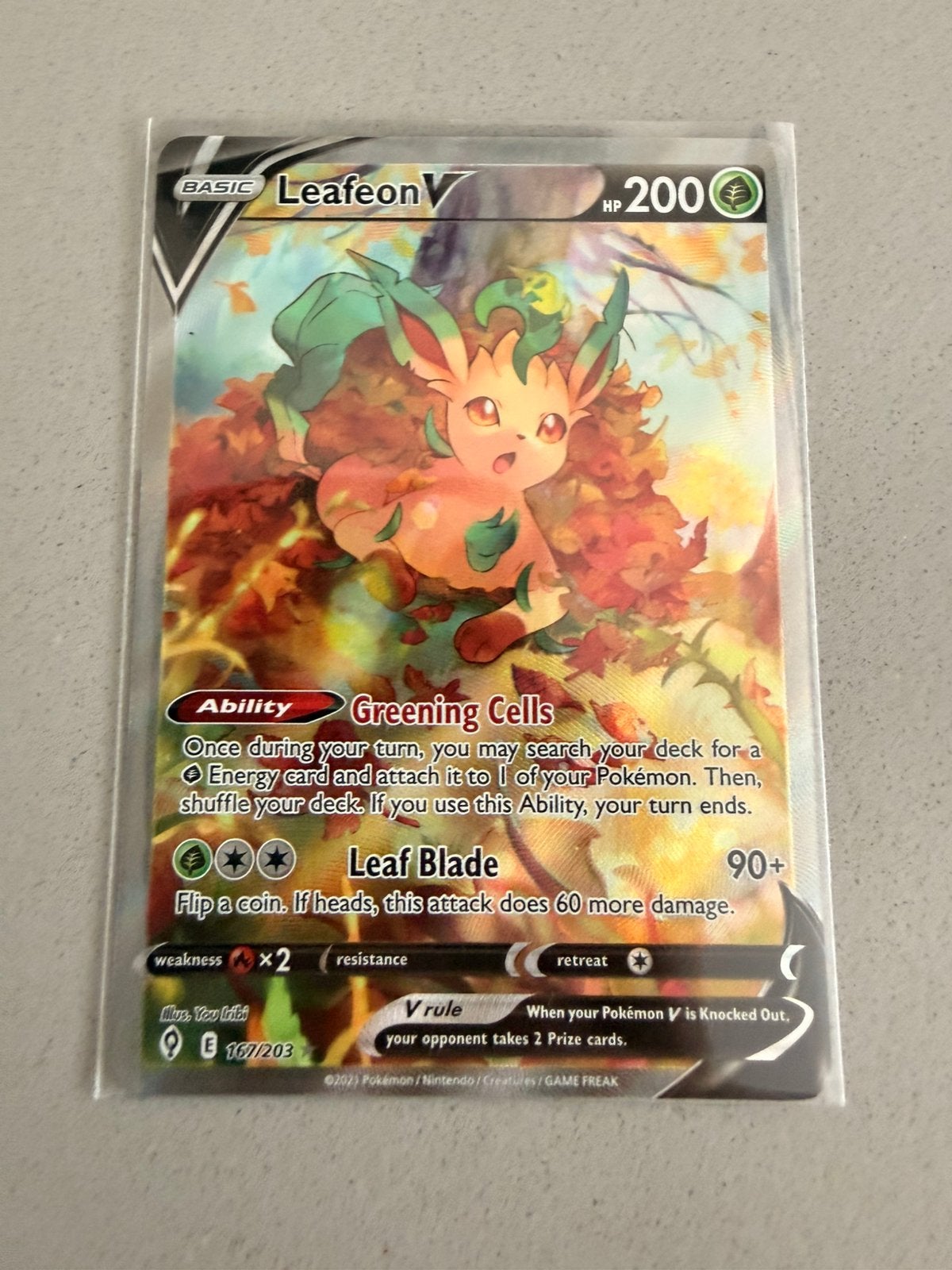 Leafeon v #167, Ophalen of Verzenden, Zo goed als nieuw
