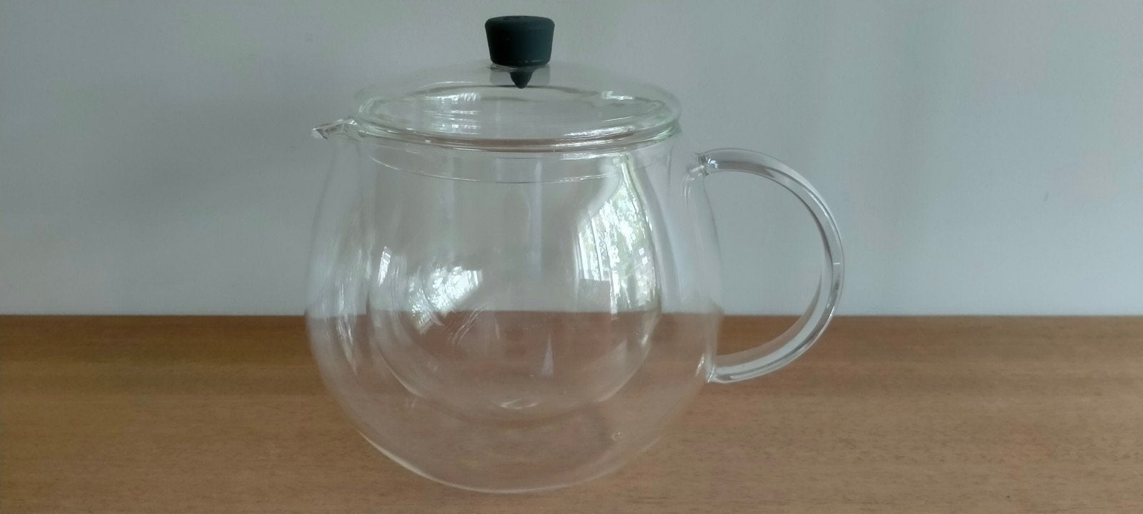 DUBBEL WANDIGE GLAZEN theepot., Theepot/fluitketel, Glas, Ophalen of Verzenden, Zo goed als nieuw