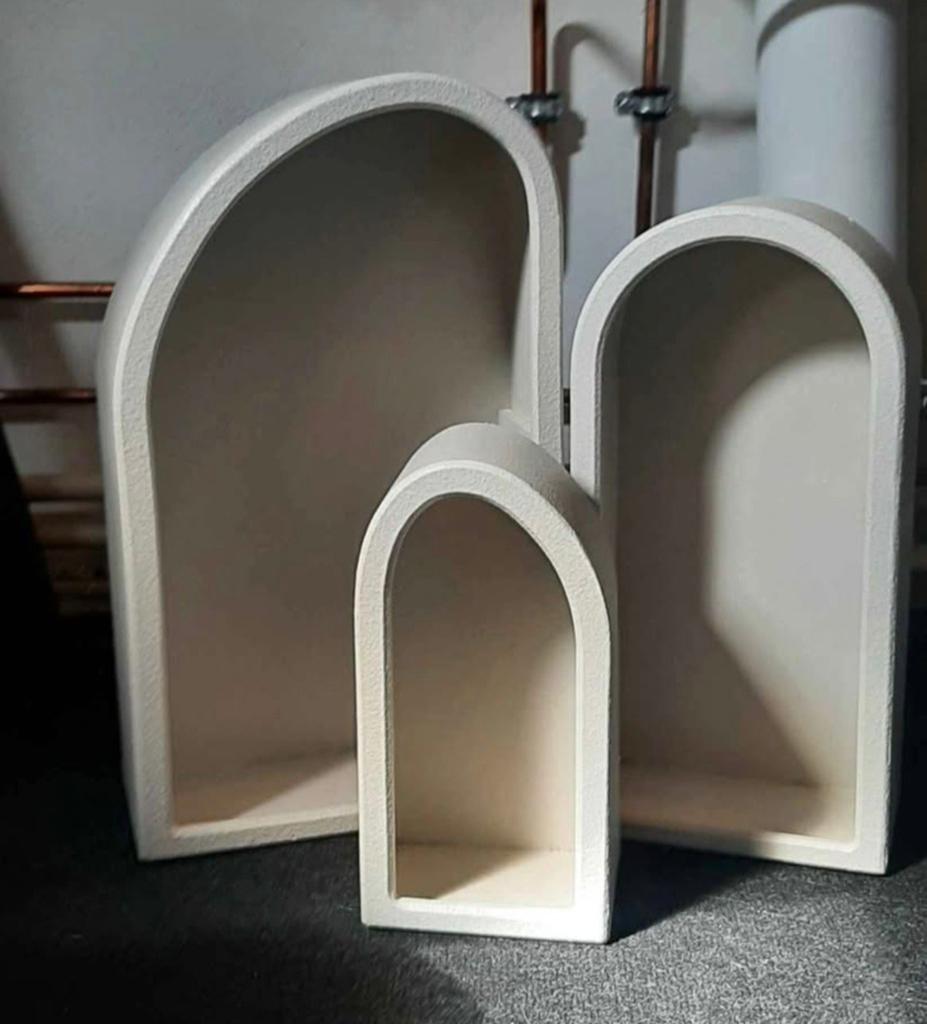 Set vsn 3 - Wandkastjes, Huis en Inrichting, Ophalen, Minder dan 50 cm, Rond, Nieuw