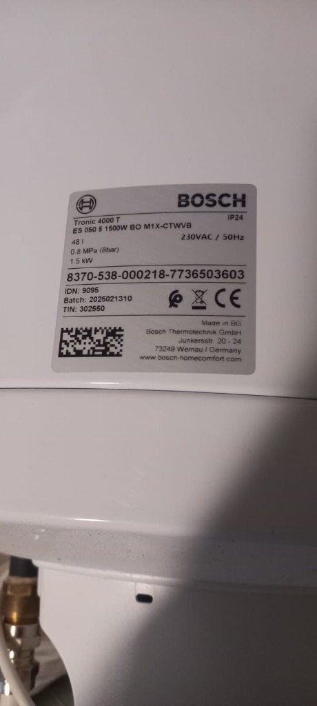 Bosch Tronic 4000 T boiler – 48 liter – 1500 W, Ophalen, Zo goed als nieuw