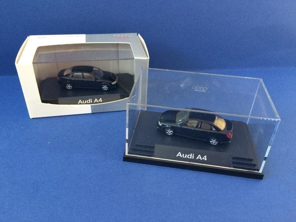 Busch	Audi	A4 3.0 quattro  - zwart	1/87 h0, Hobby en Vrije tijd, Verzenden, Nieuw, Auto, Overige merken
