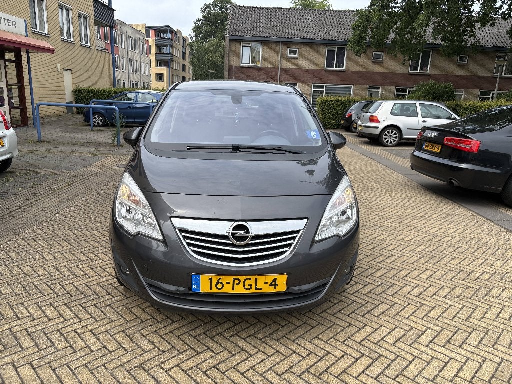 Opel Meriva 1.4 Turbo 88KW 2011 Turbo Bruin met Trekhaak, Voorwielaandrijving, 680 kg, 4 cilinders, Origineel Nederlands