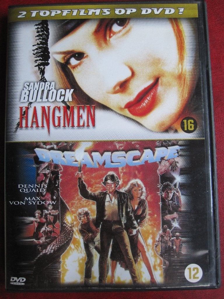 Hangmen + Dreamscape (2 films op 1 DVD), Vanaf 16 jaar, Ophalen of Verzenden, Zo goed als nieuw, Boxset