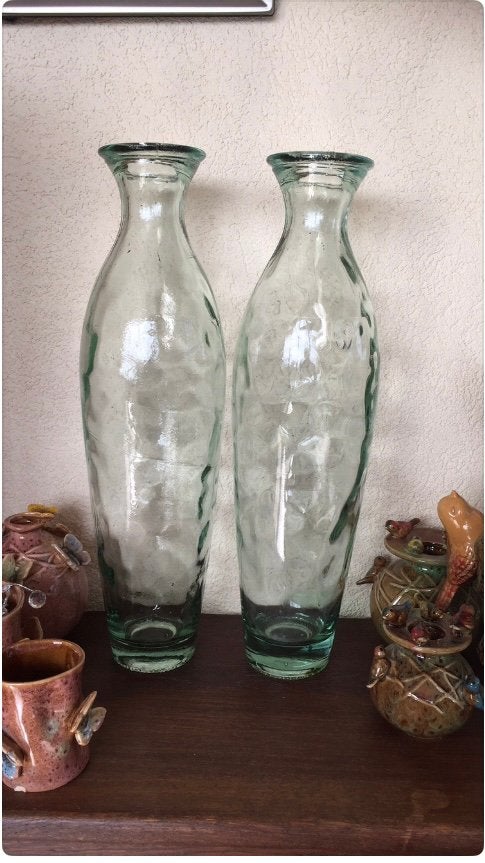 Spaanse glazen vazen, Ophalen, Glas
