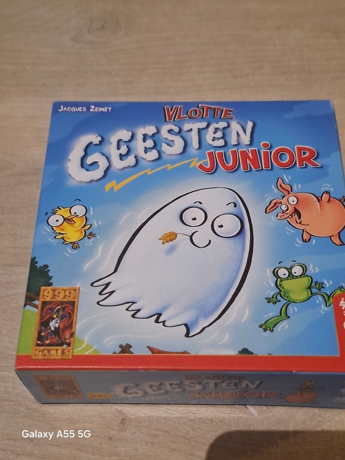 Vlotte Geesten Junior - Leuk en snel reactiespel, Zo goed als nieuw, Vijf spelers of meer, 999 Games, 999 Games