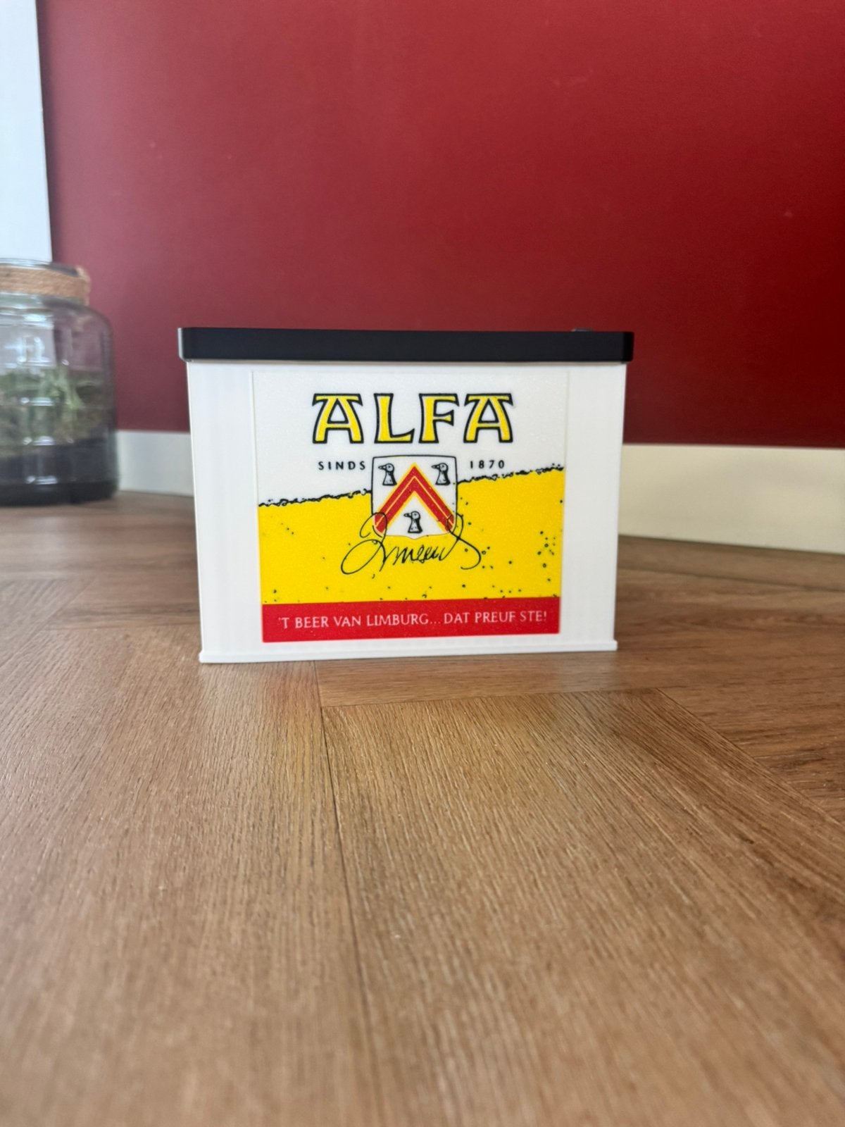 Alfa bier kratje mini model voor 6 halve liters, Ophalen of Verzenden, Nieuw, Overige typen, Overige merken