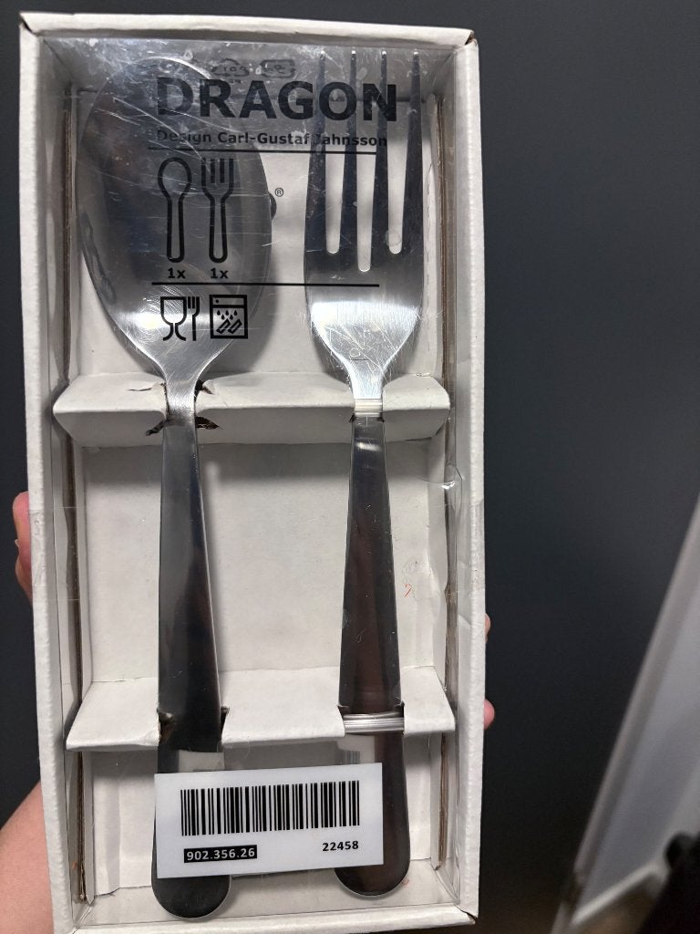 IKEA Slacouvert 2-delig (roestvrij staal), Ophalen, Overige typen, IKEA, Zo goed als nieuw