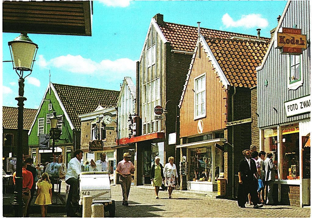 806179 Volendam jr 60 70 Nette oude kaart onbeschreven, Ophalen of Verzenden, 1960 tot 1980, Ongelopen, Noord-Holland