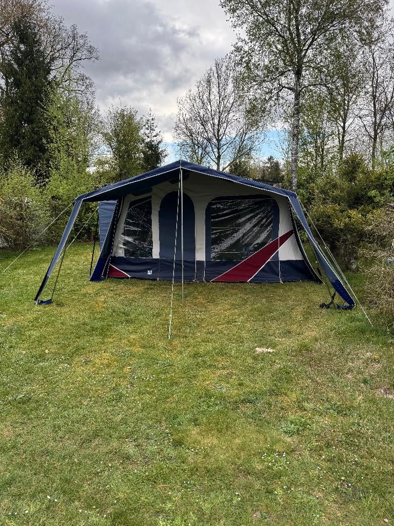 Complete Jamet Louisiana vouwwagen – instapklaar, Caravans en Kamperen, Vouwwagens, Ophalen, Blauw, Aanwezig, Jamet