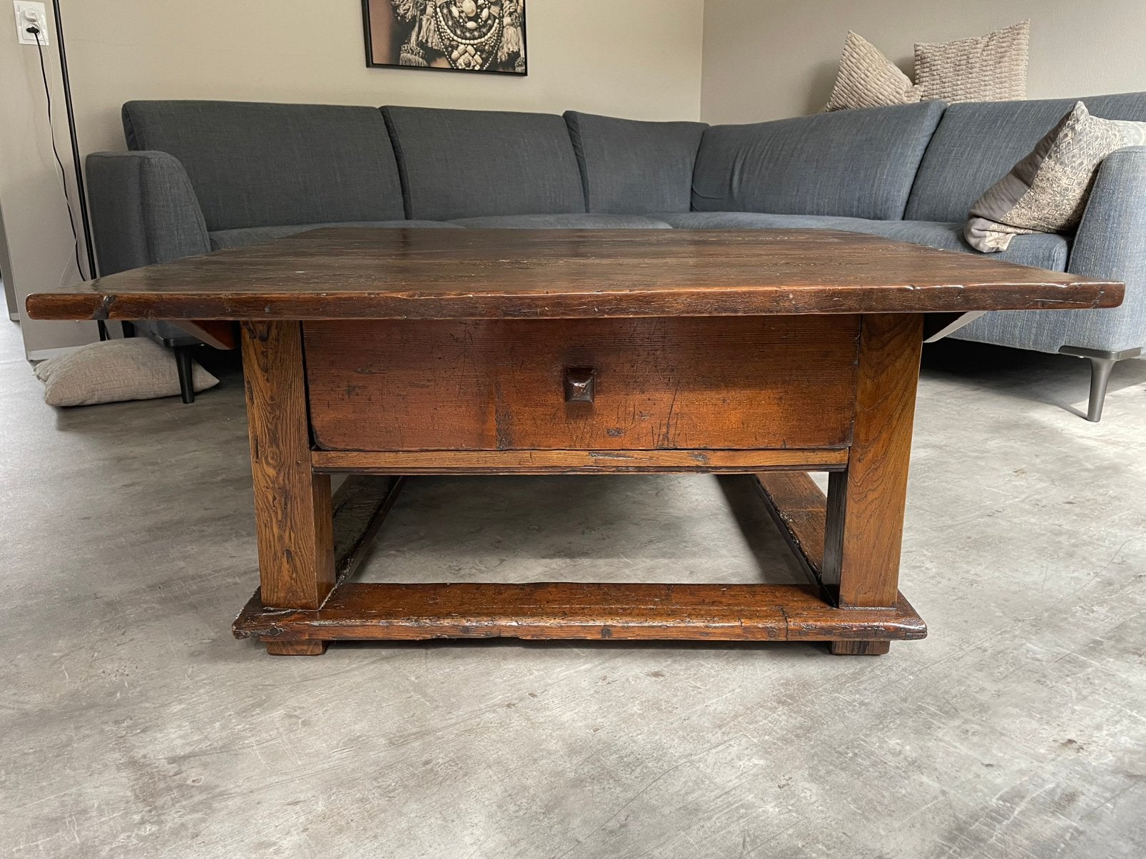 Antieke Spaanse betaaltafel / salontafel, Antiek en Kunst, Antiek | Meubels | Tafels, Ophalen of Verzenden