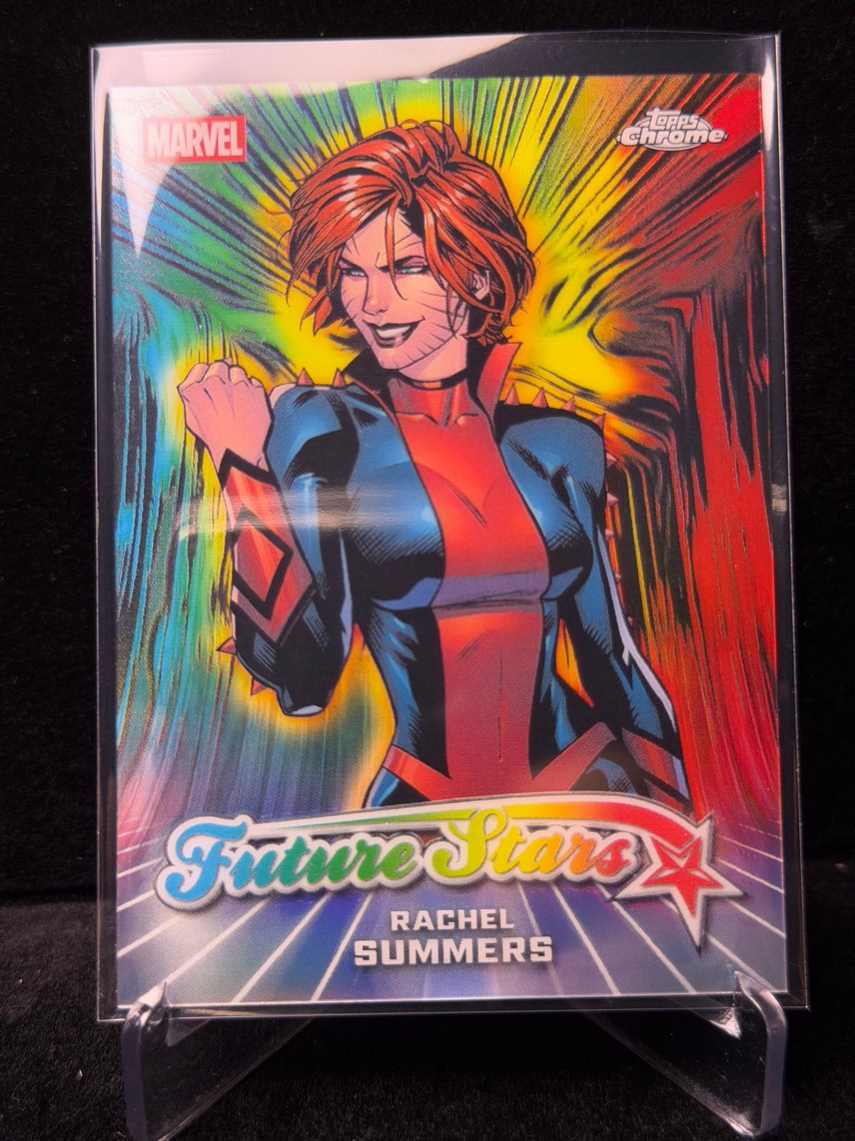 Topps Chrome Marvel 2026 Future Stars Rachel Summers FS-14, Verzamelen, Stripfiguren, Verzenden, Superheld, Zo goed als nieuw