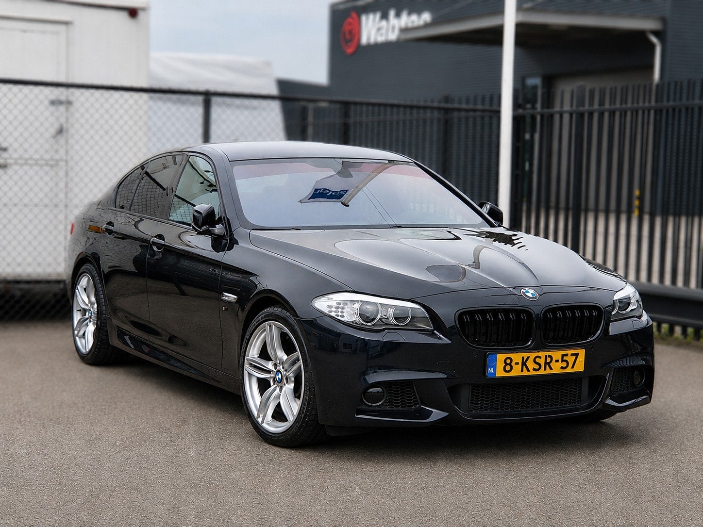 NL BMW 5-Serie F10 528I M-sport Nap *****, Automaat, Zwart, 2000 kg, Navigatiesysteem