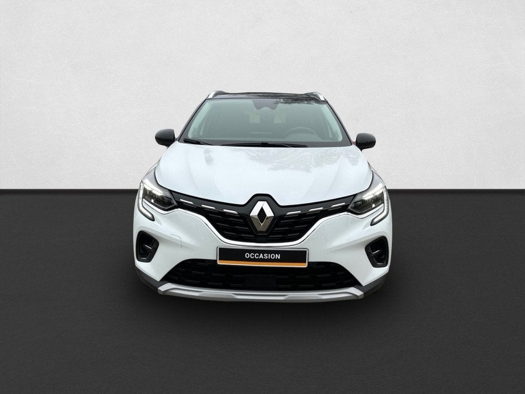 Renault Captur 1.6 E-Tech full hybrid 145 techno CRUISE / CA, Auto's, 94 pk, Gebruikt, 715 kg, Leder en Stof