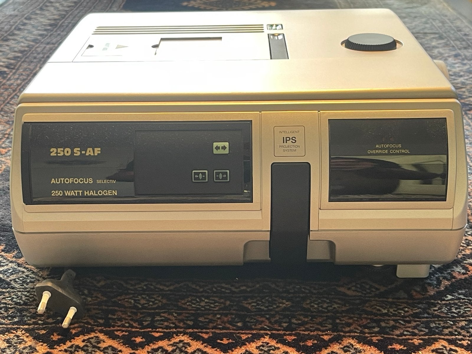 Braun Paximat Multimag 250 S-AF Diaprojector, Ophalen of Verzenden, Gebruikt, Met scherm
