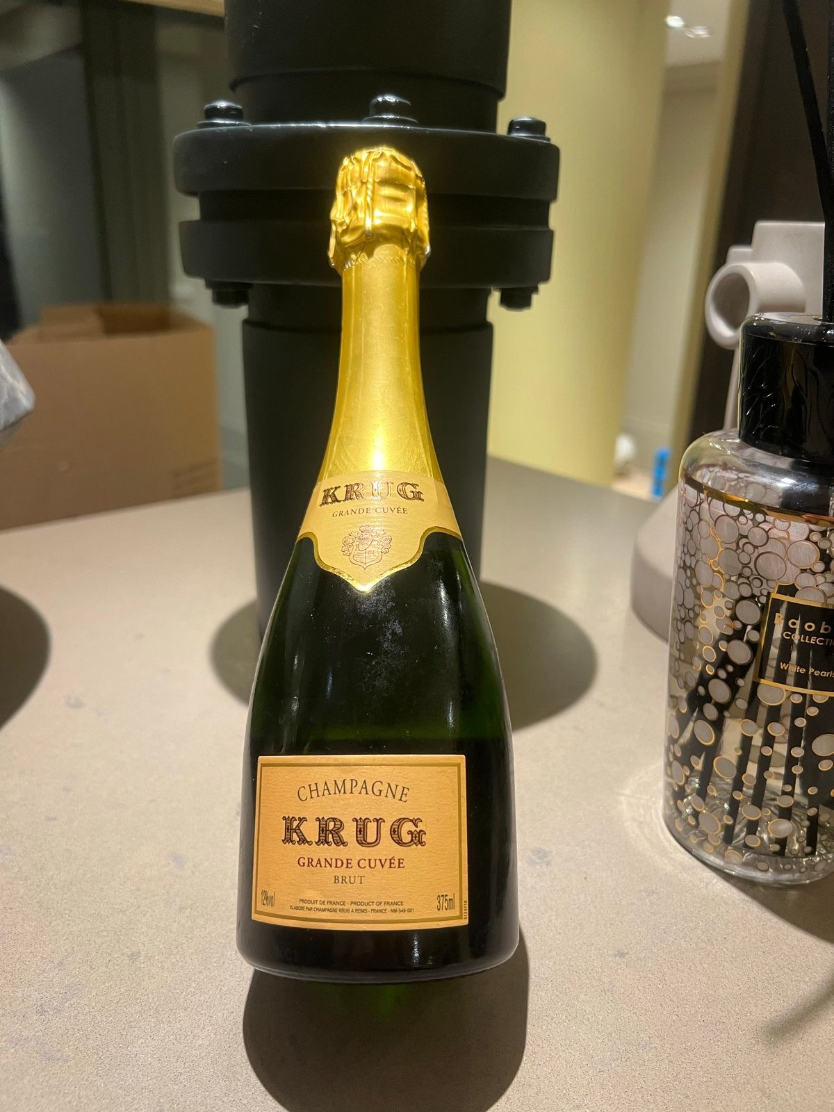 Krug Grande Cuvée 164ème Édition Champagne 0.375L, Ophalen of Verzenden, Nieuw, Frankrijk, Champagne