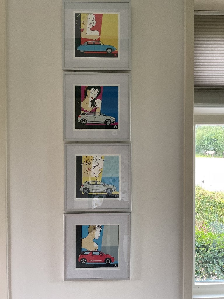 Serie foto’s  Citroën DS, Ophalen