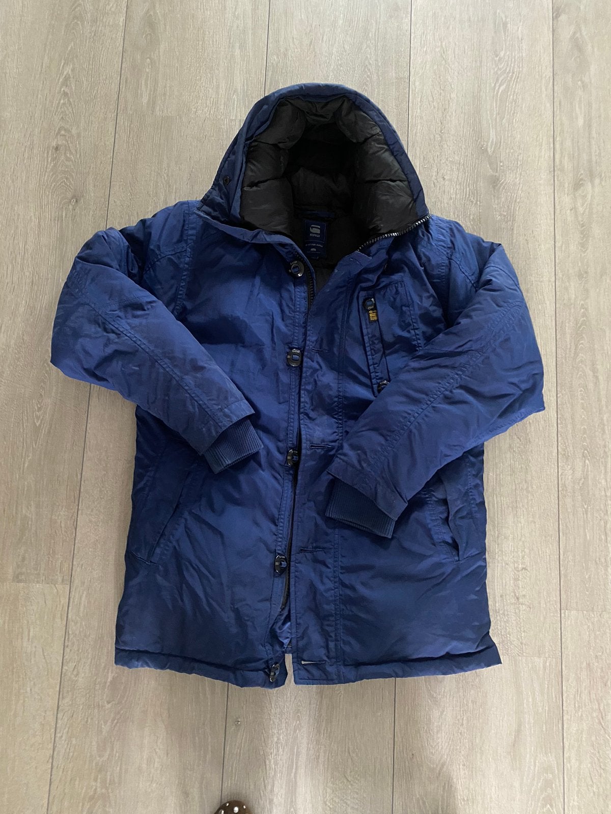 Winterjassen, Ophalen of Verzenden, Zo goed als nieuw, Blauw