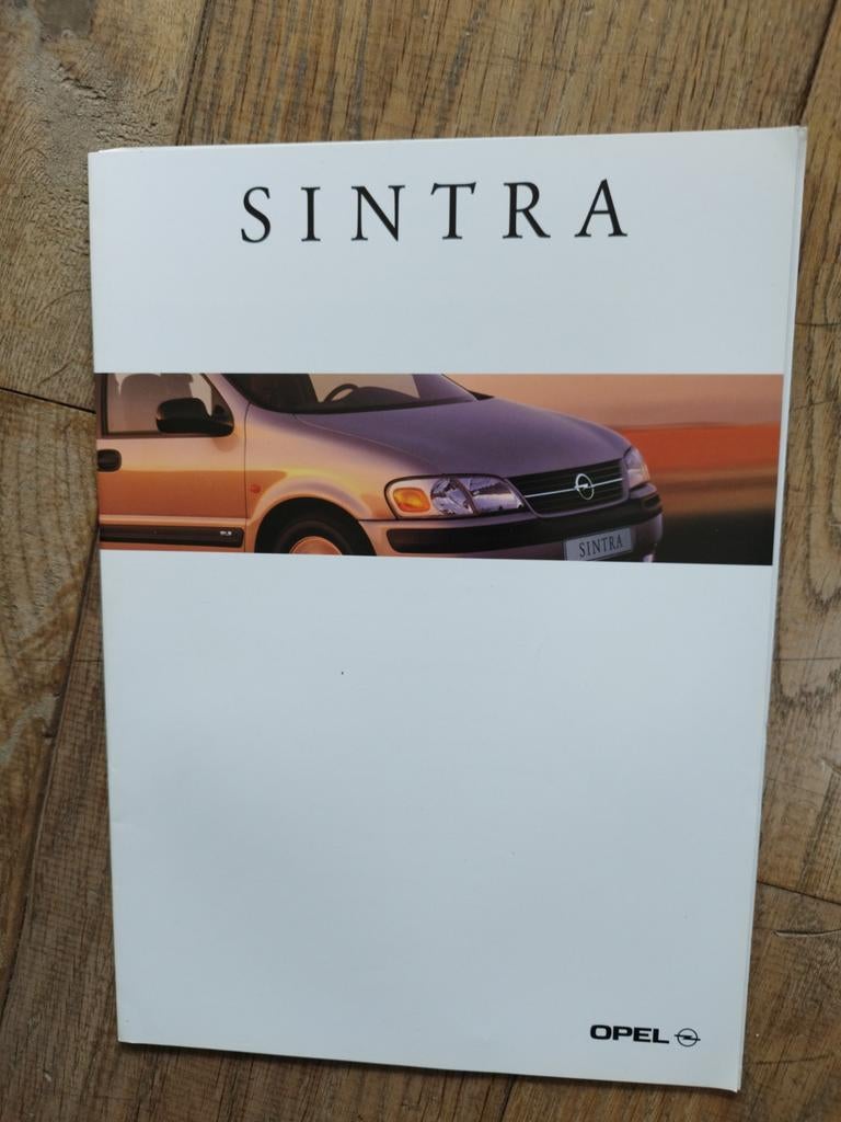 Opel Sintra Brochure 1996 met technische bijlage, Opel, Zo goed als nieuw, Opel, Ophalen of Verzenden