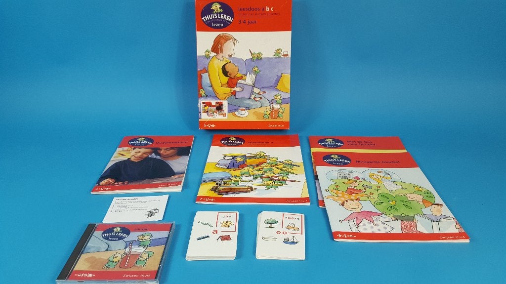 Thuis Leren Lezen, leesdoos A, 3-4 jaar. Zwijsen Thuis. 7C11, Kinderen en Baby's, Speelgoed | Educatief en Creatief, Tweedehands verkoop