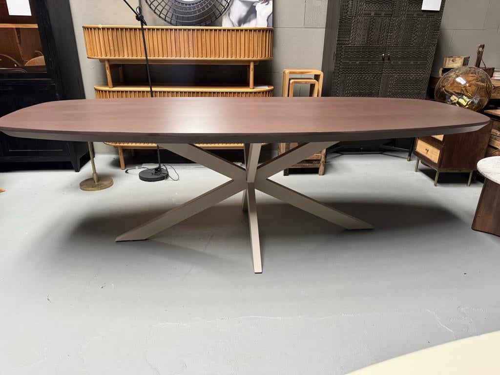 Eettafel tafel Madison walnoot Deens ovaal 240 cm Sale € 499, Ophalen, Nieuw, Rechthoekig, 200 cm of meer