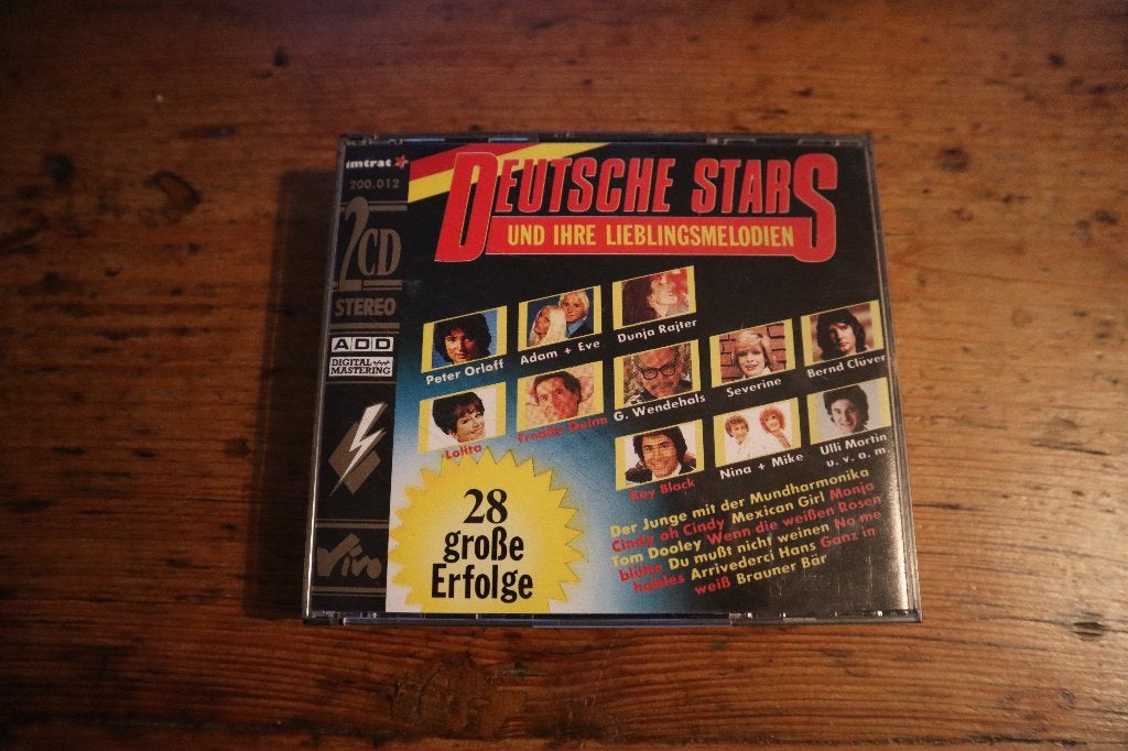 Dubbel CD Deutsche Stars und ihre lieblingsmelodien, Ophalen of Verzenden, Gebruikt, Schlager, Verzamelalbum