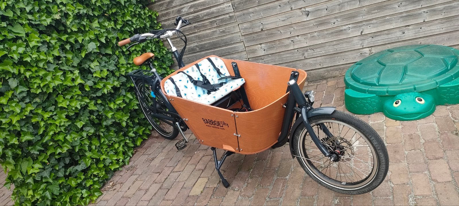 Bakfiets 2-wieler elektrisch te koop, Fietsen en Brommers, Fietsen | Bakfietsen, 4 kinderen of meer, Gebruikt, Elektrisch, Ophalen