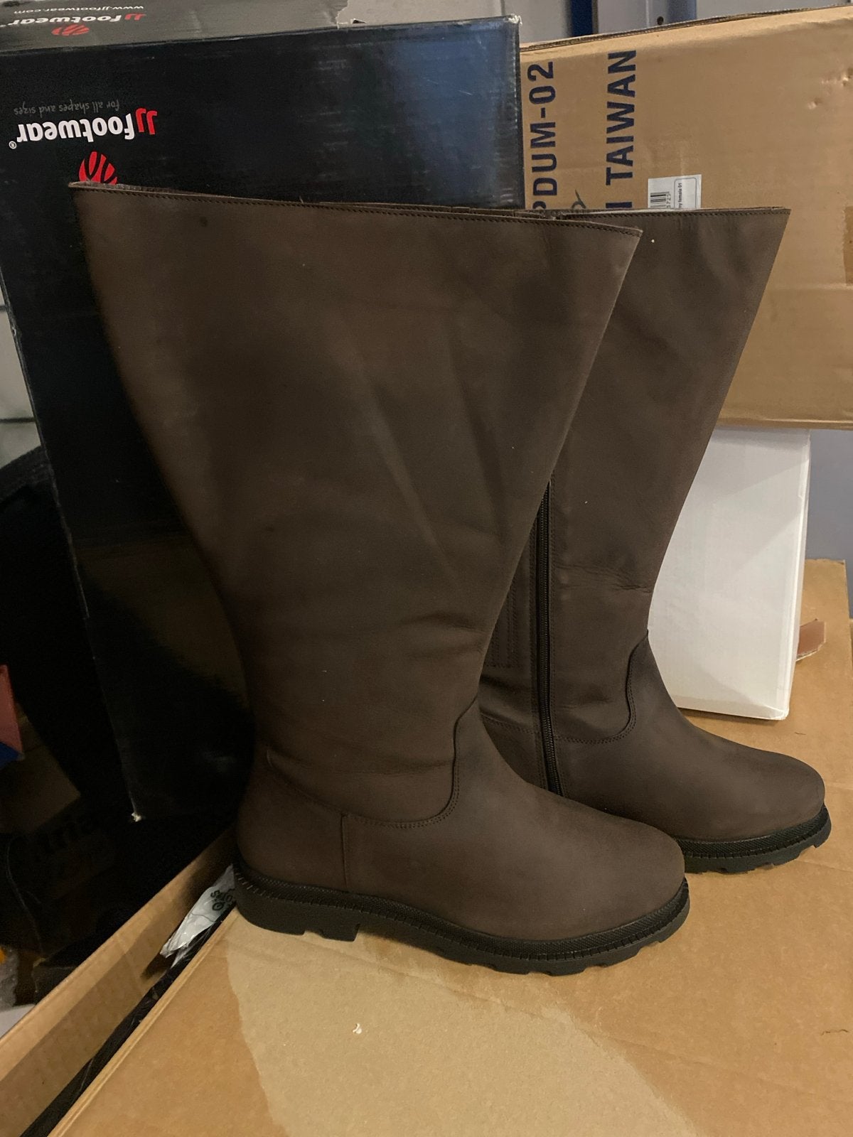 Prachtige nieuwe JJ Footwear Morley laarzen, maat 44, Kleding | Dames, Hoge laarzen, Bruin, Onbekend, Nieuw