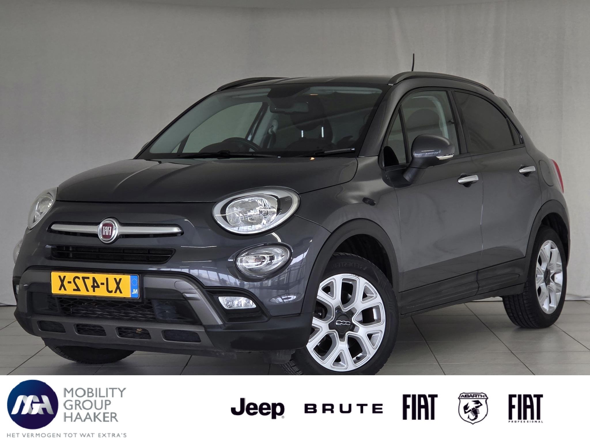 Fiat 500 X 1.4 Turbo MultiAir Lounge | Climate Control | Nav, Auto's, Gebruikt, 4 cilinders, 600 kg, 1368 cc