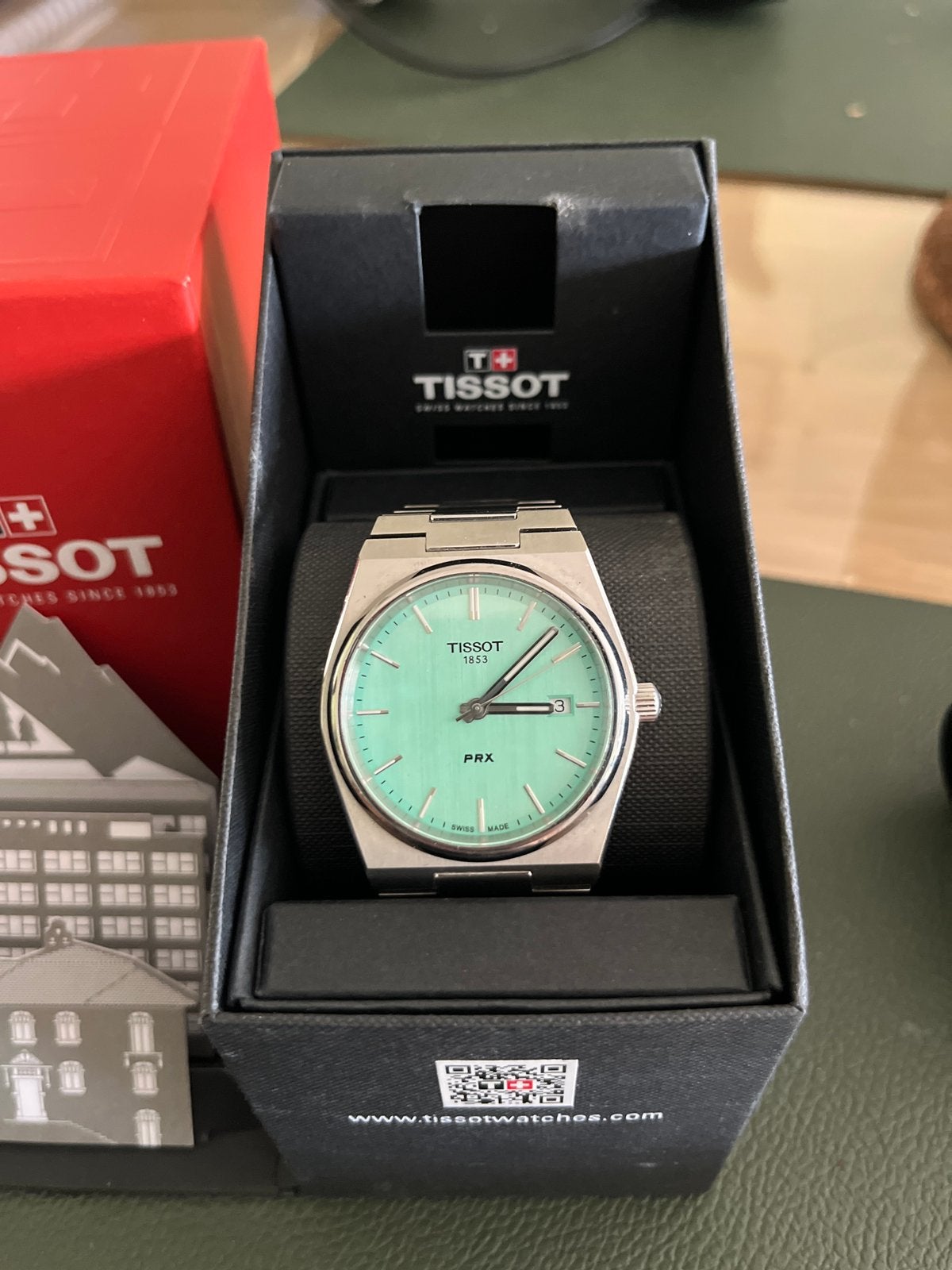 Tissot PRX limited edition, Verzenden, Zo goed als nieuw, Staal, Overige merken