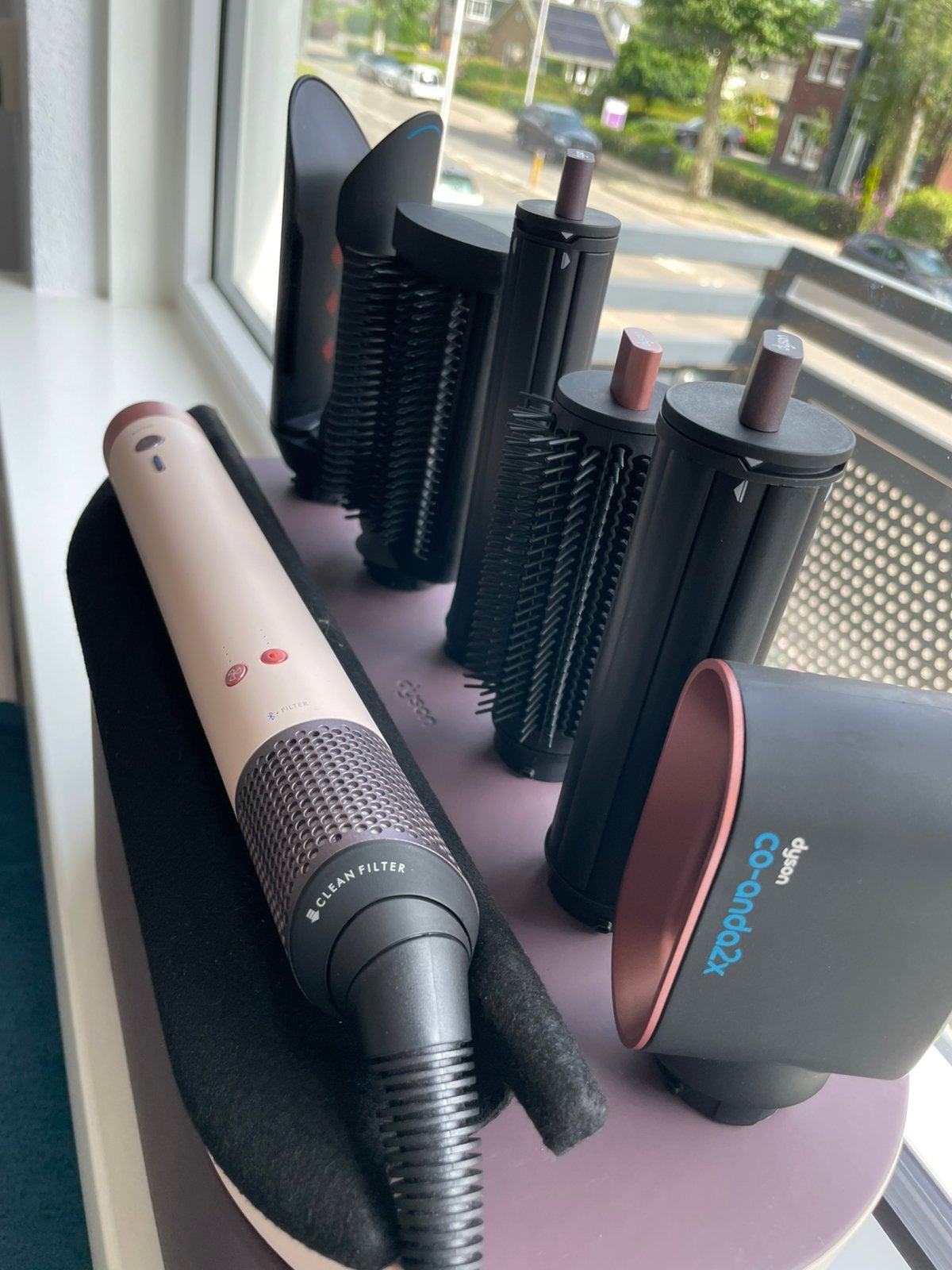 Dyson Airwrap Co-anda2x multistyler, Ophalen, Zo goed als nieuw, Haarverzorging