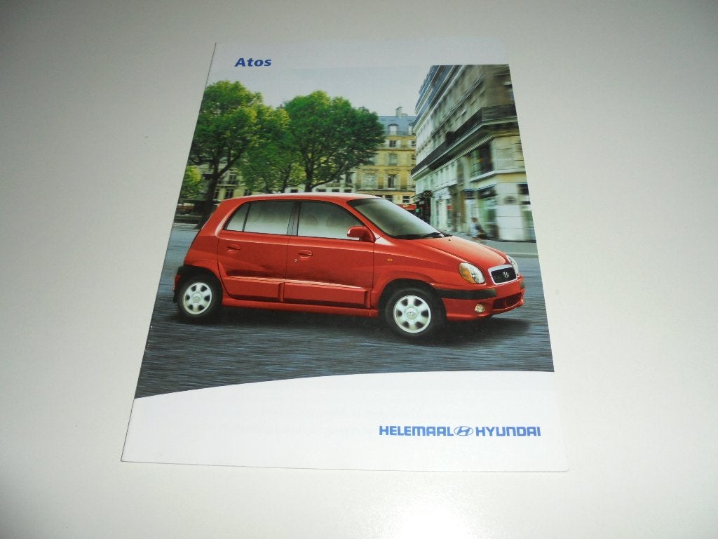 brochure Hyundai Atos  2002, Ophalen of Verzenden, Nieuw, Overige merken