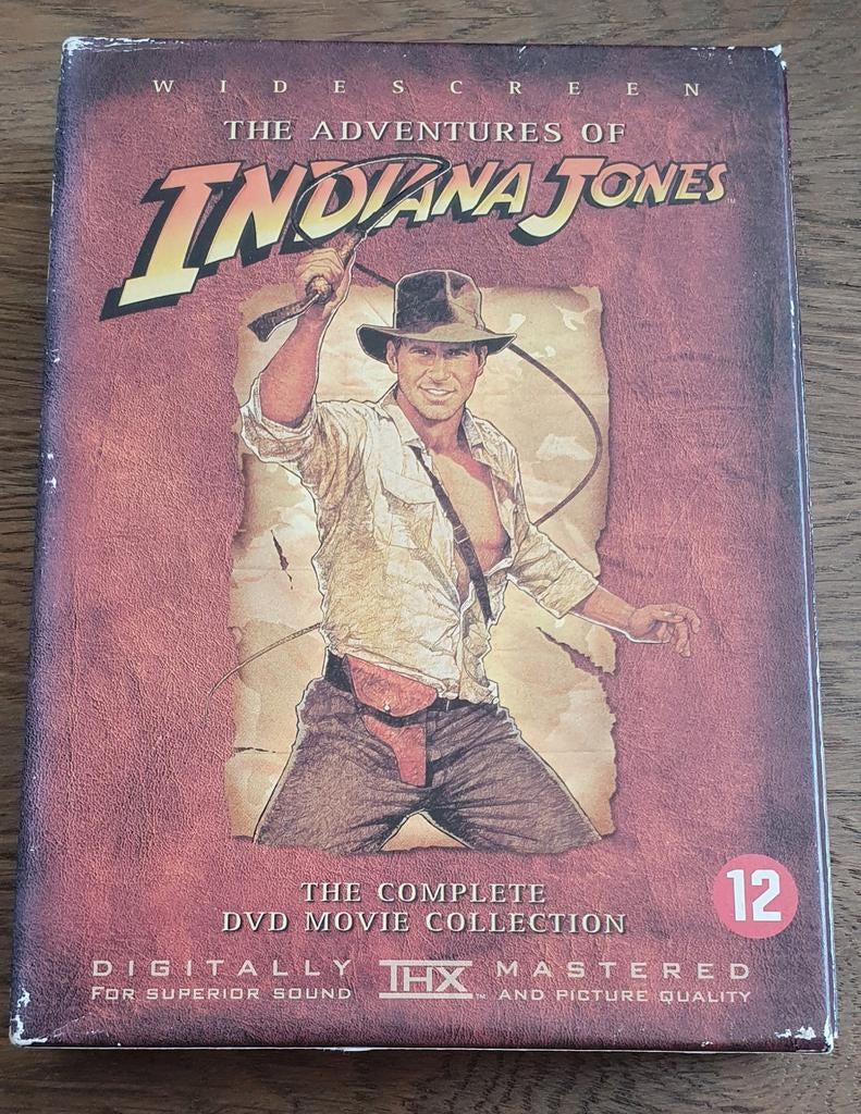 Indiana Jones dvd movie collection, Vanaf 12 jaar, Ophalen of Verzenden, Gebruikt