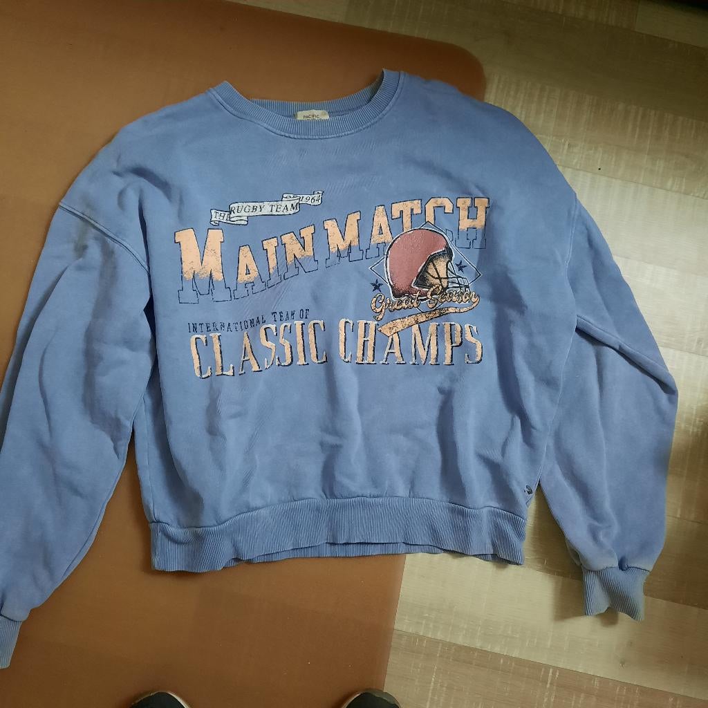 Mooie trui m, Verzenden, Gedragen, Maat 38/40 (M), Blauw