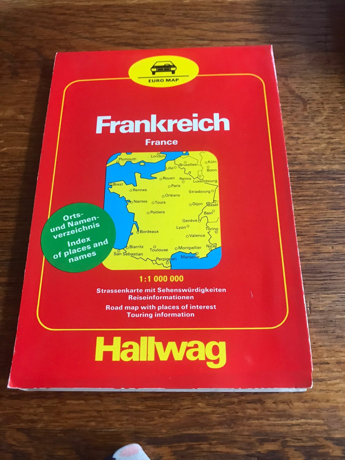 Wegenkaart frankreich france francia, Ophalen of Verzenden