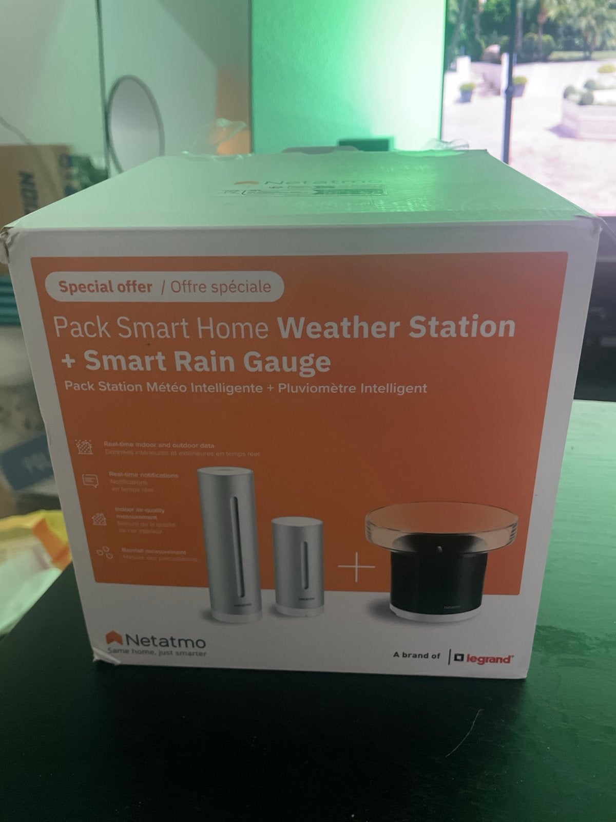 Netatmo Smart Home Weerstation + Slimme Regenmeter, Audio, Tv en Foto, Ophalen of Verzenden, Nieuw, Weerstation