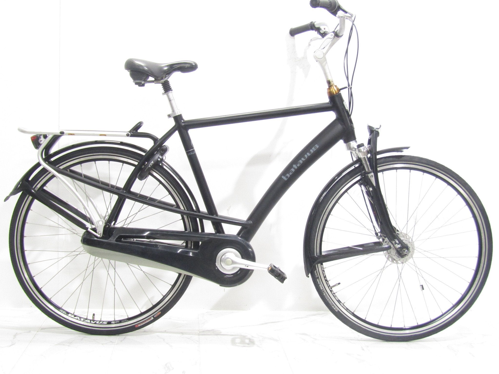Batavus Mambo zwart heren 57cm 28inch, Fietsen en Brommers, Fietsen | Heren | Herenfietsen, 57 tot 61 cm, Gebruikt, Batavus, Versnellingen