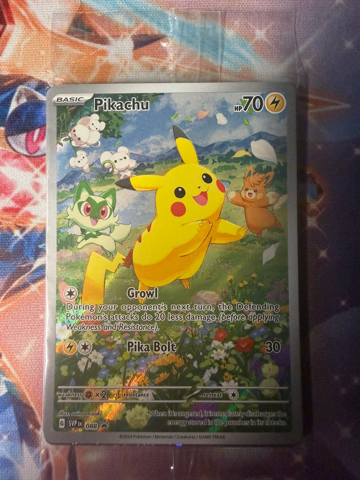 Pikachu Sealed SV Black Star Promo, Hobby en Vrije tijd, Verzamelkaartspellen | Pokémon, Ophalen, Zo goed als nieuw