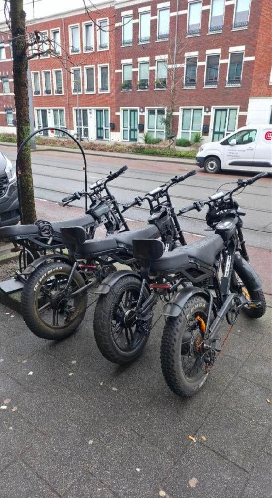 Fatbike X80 Pro - Krachtige elektrische fiets 46km gashendel, Gebruikt, Minder dan 47 cm, 50 km per accu of meer, Ophalen