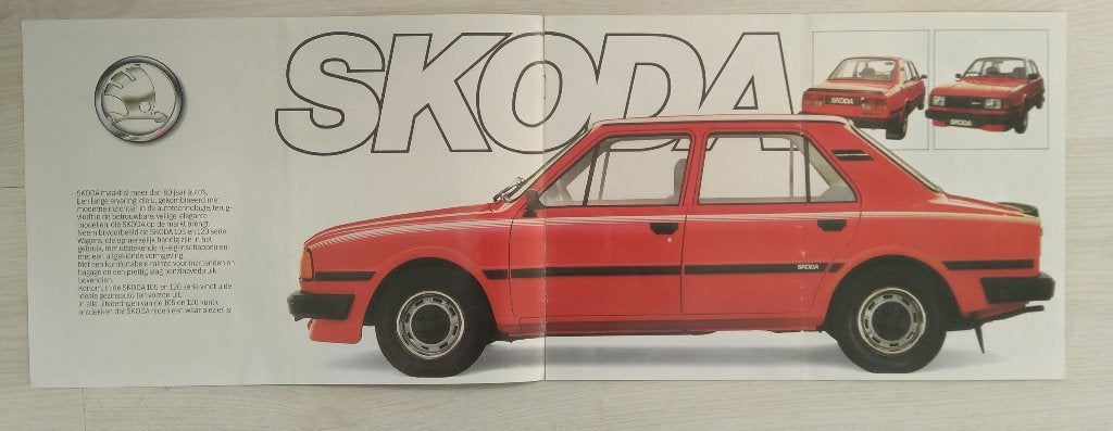 Folders van Skoda en Lada jaren 1970-1980, Verzenden, Zo goed als nieuw, Overige merken