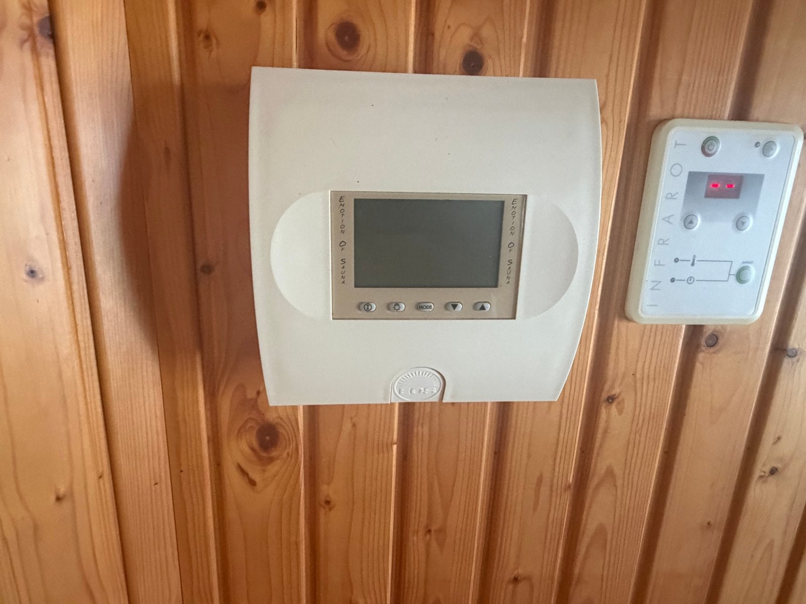 Dubbele Sauna: Finse Sauna en Infrarood Sauna, Ophalen of Verzenden, Zo goed als nieuw, Complete sauna