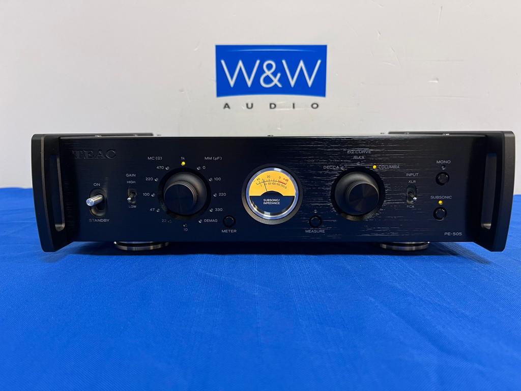 TEAC PE-505 Phono Voorversterker MM/MC, Audio, Tv en Foto, Versterkers en Receivers, Overige merken, Gebruikt, ., Ophalen of Verzenden
