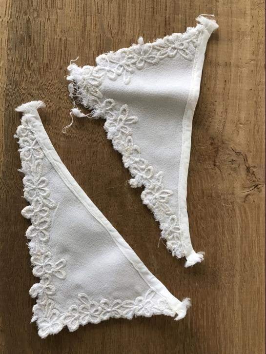 Kraagje boordje antiek / kraag boord (nr 1), Antiek en Kunst, Antiek | Kleding en Accessoires, Ophalen of Verzenden