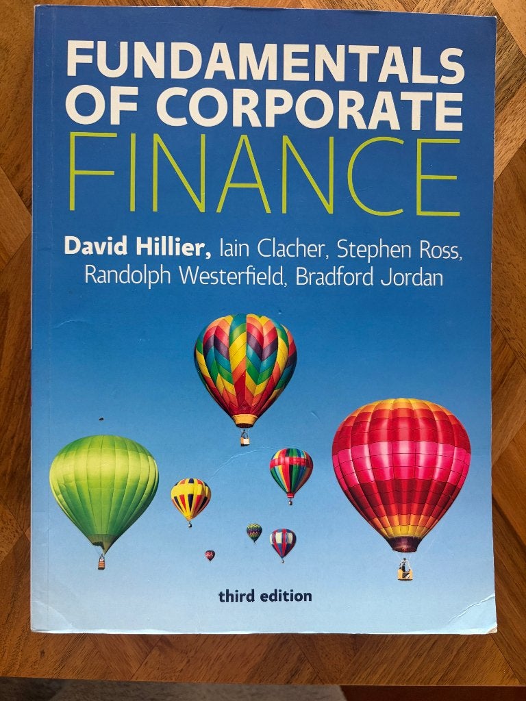 Fundamentals of Corporate Finance, Ophalen of Verzenden, Beta, Zo goed als nieuw, WO