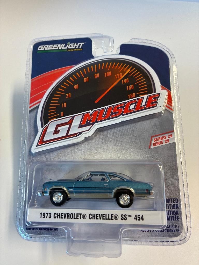 89645: Chevrolet Chevelle SS 454 - 1973 - Greenlight 1:64, Auto, Nieuw, Ophalen of Verzenden, Bachsatztstr. 54 D 72131 Ofterdingen, Germany