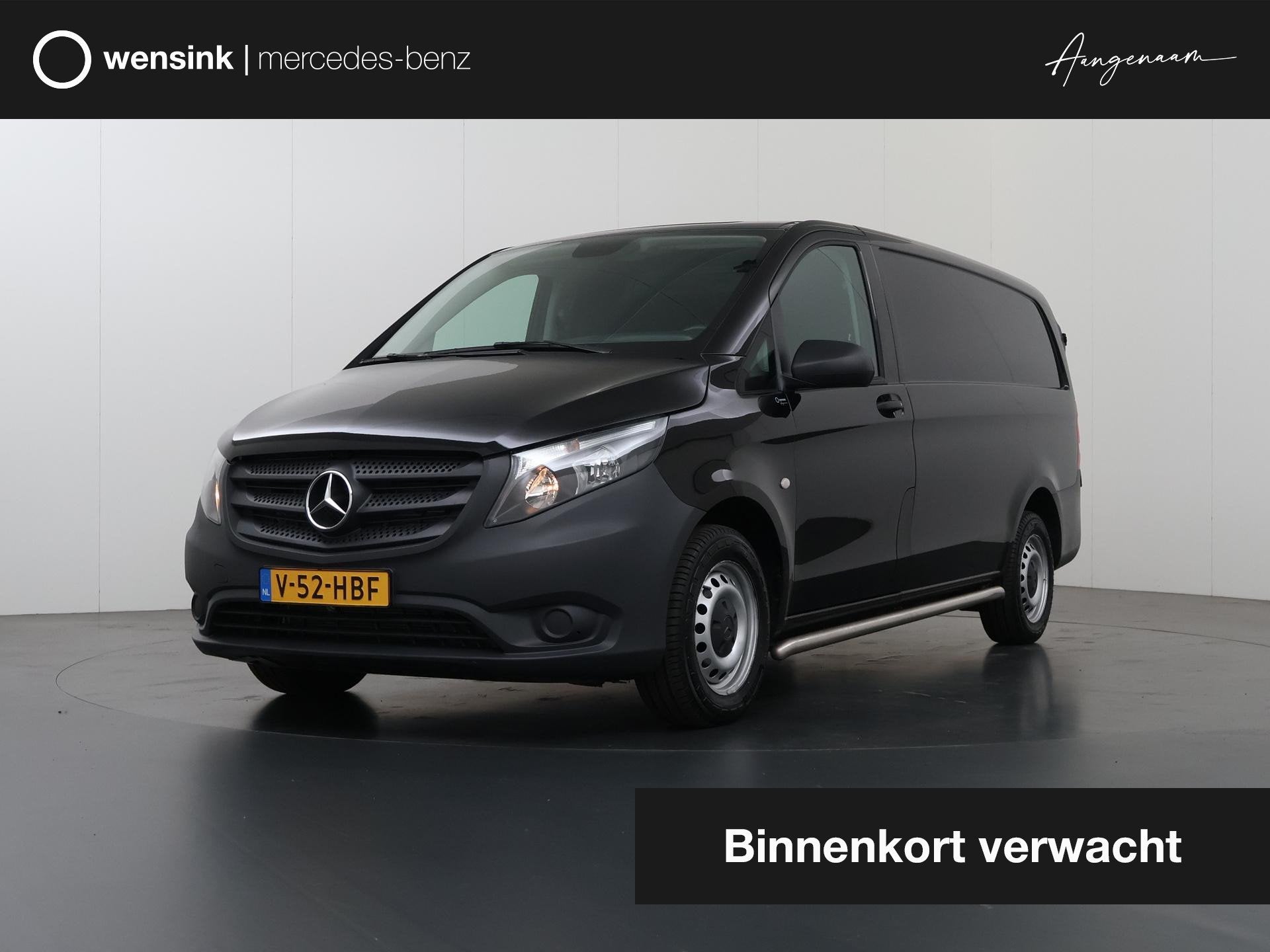 Mercedes-Benz Vito 114 CDI L2, Auto's, Gebruikt, Euro 6, 2000 kg, Zwart