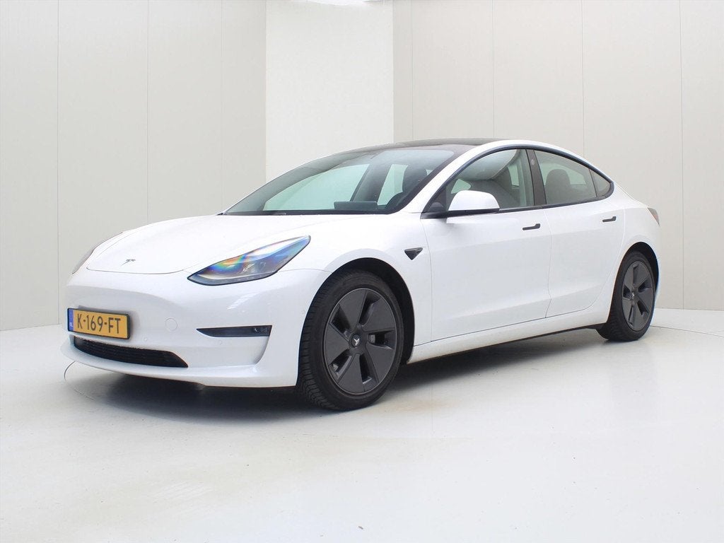 Tesla Model 3 Long-Range AWD 351pk 75 kWh 91.4% SoH FACELIFT, Automaat, Gebruikt, Zwart, Wit
